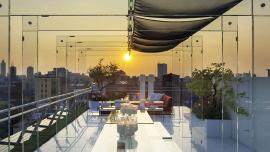 Impertek supports for "La Terrazza" of Santambrogio Milano