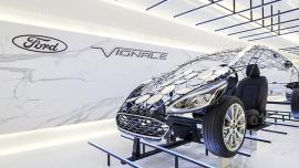 Neolith Estatuario for the Ford Vignale by Hector Ruiz Velazquez