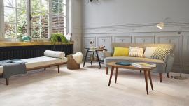 The reinterpretation of the 50s designs, with "Noble" by Tarkett