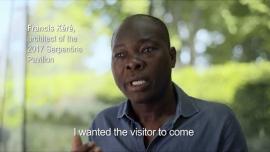 Francis K&eacute;r&eacute; talks about the Serpentine Pavilion 2017