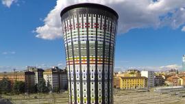 Torre Arcobaleno injects colour into Milan skyline