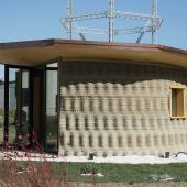 Gaia: 3D printed house with Crane WASP
