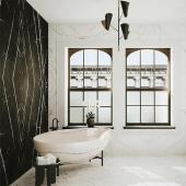 Kora bathtub by Kreoo for an award-winning NYC Loft